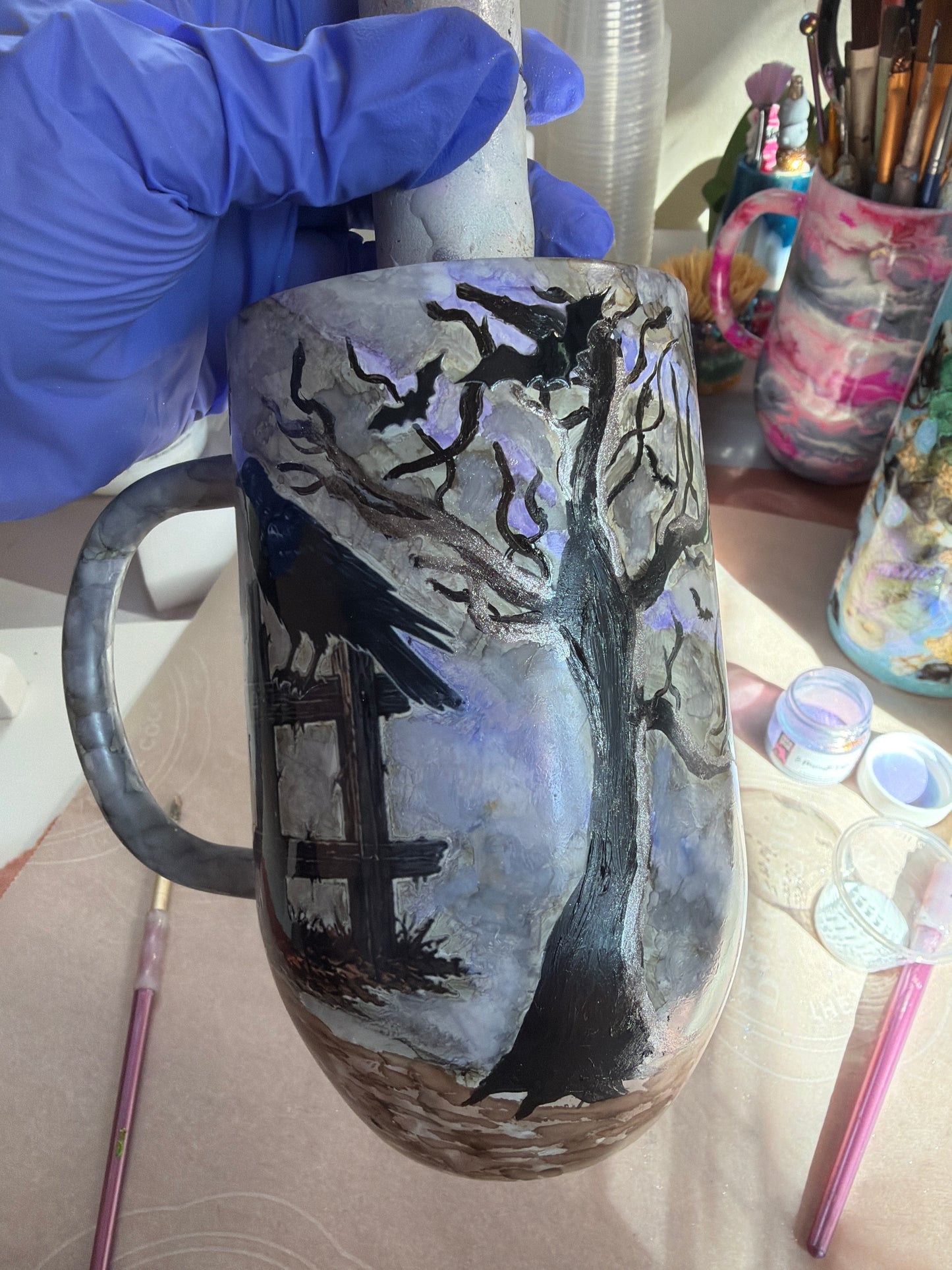 Spooky scarecrow 16 oz
