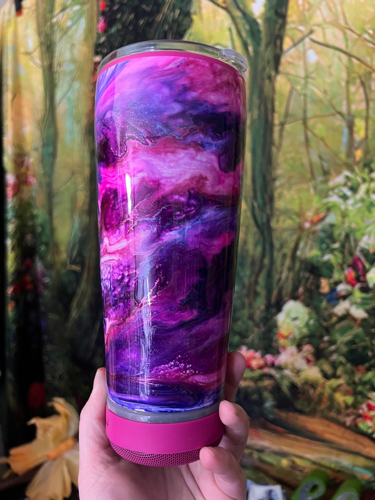 Rowdy Pink 16oz speaker cup