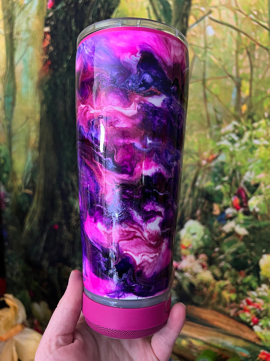 Rowdy Pink 16oz  speaker cup