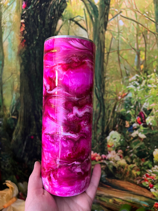 Pretty in pink 20oz skinny