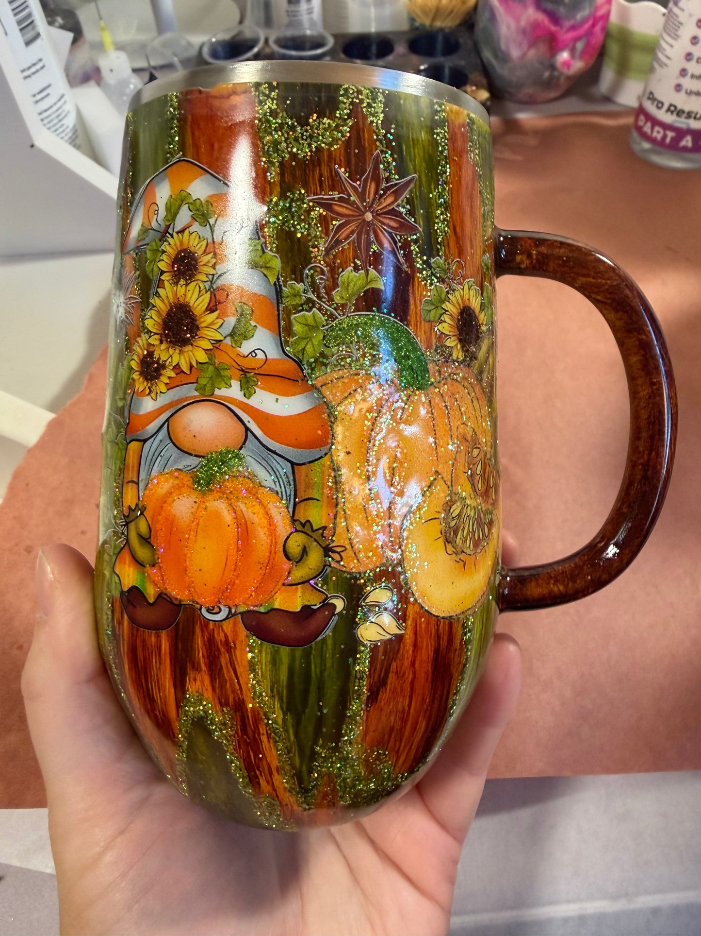 Autumn gnome 16oz mug