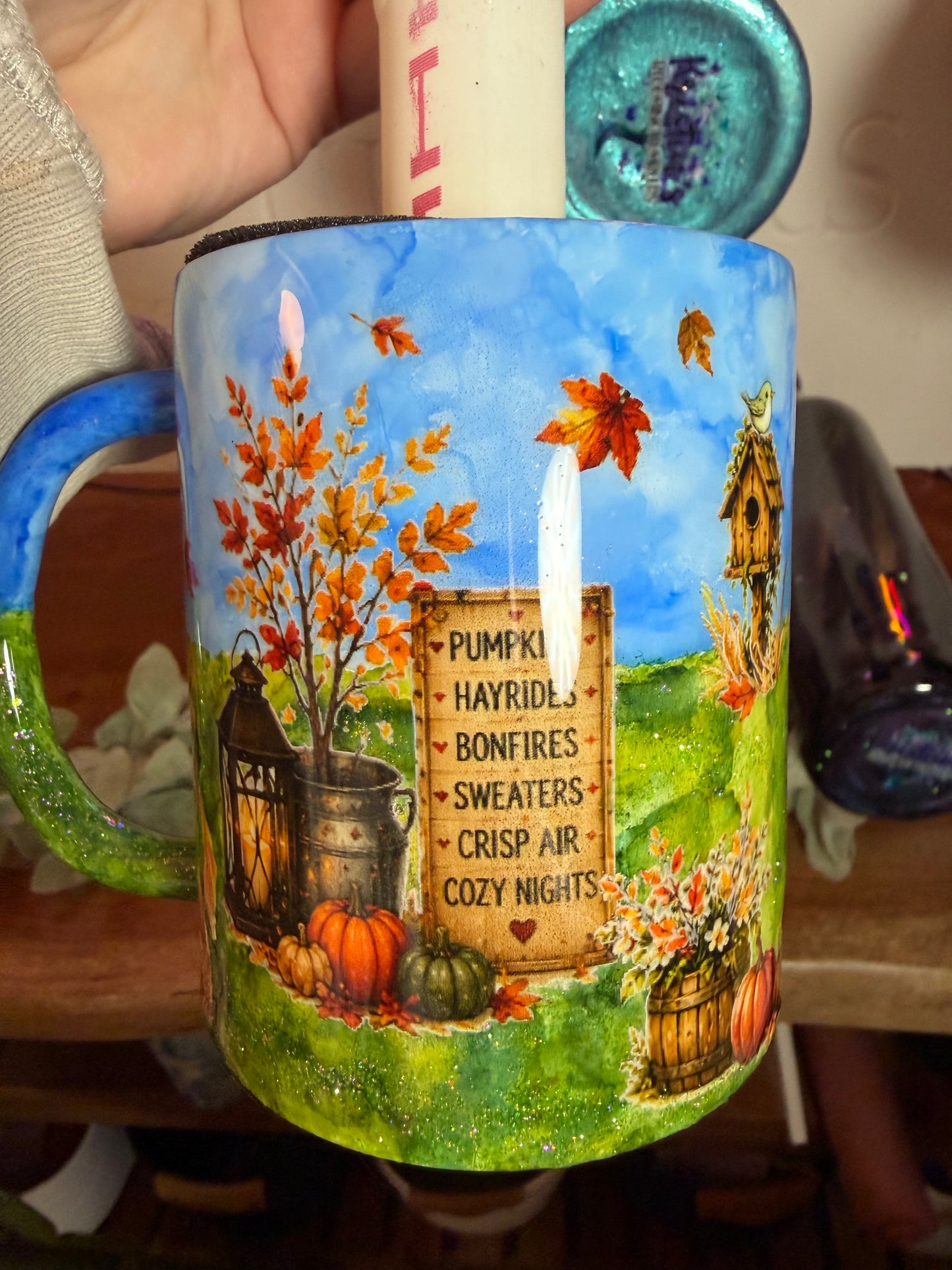 Fall Tea Time 12 oz mug