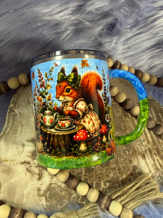 Fall Tea Time 12 oz mug