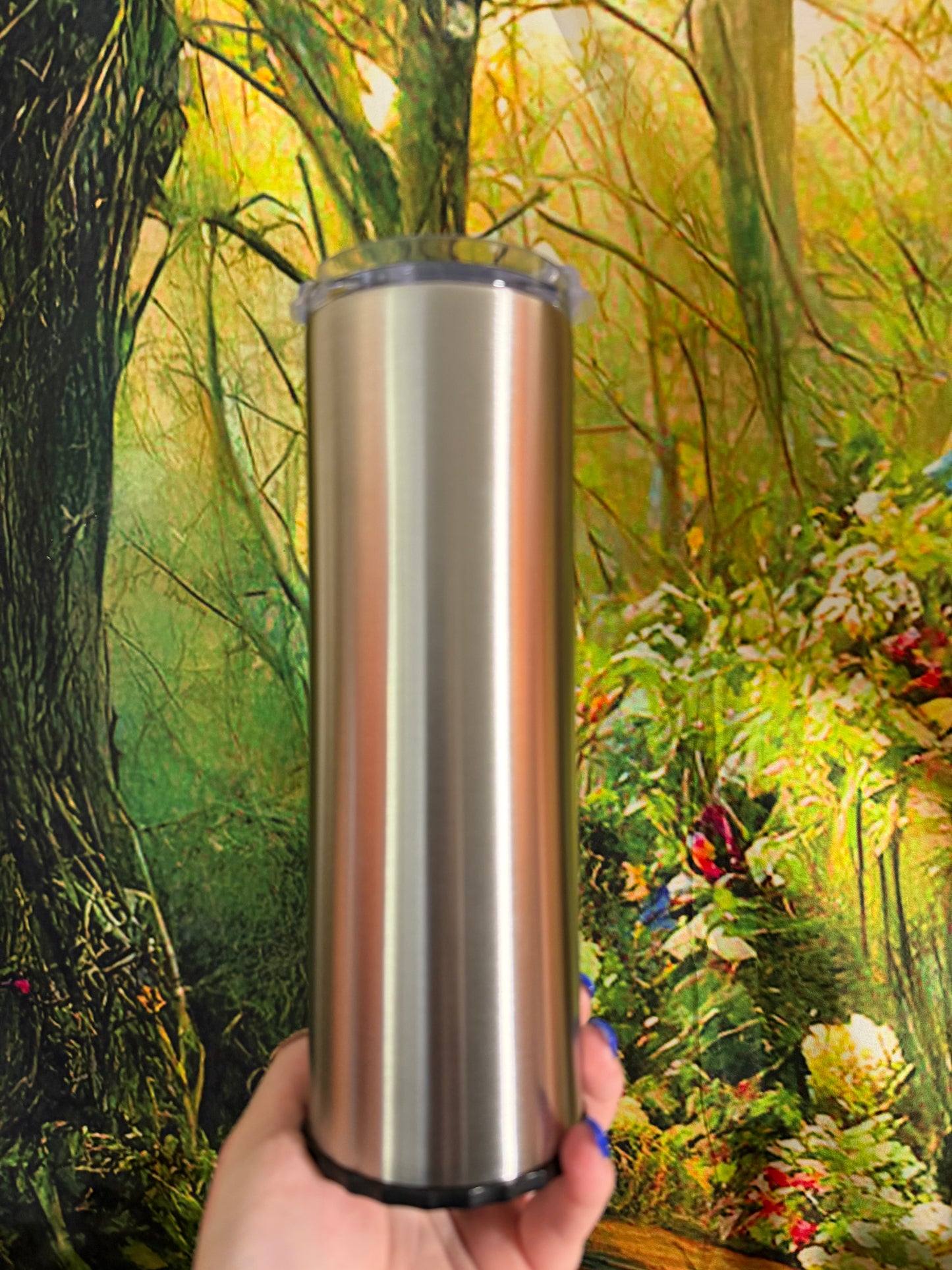 Custom 20oz skinny straight strawbler