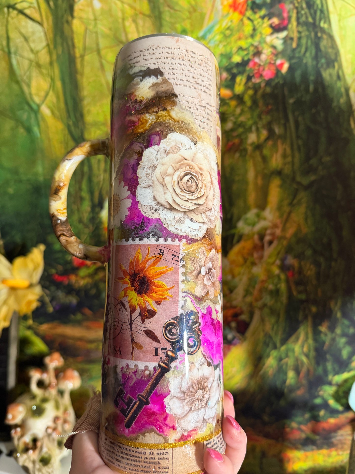 Botanical newspaper, 32 ounce plump