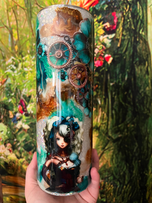 Poetic steampunk 30oz